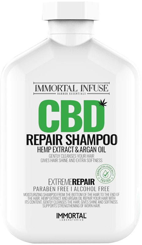 Шампунь для восстановления волос Infuse CBD Shampoo Immortal, 500 мл
