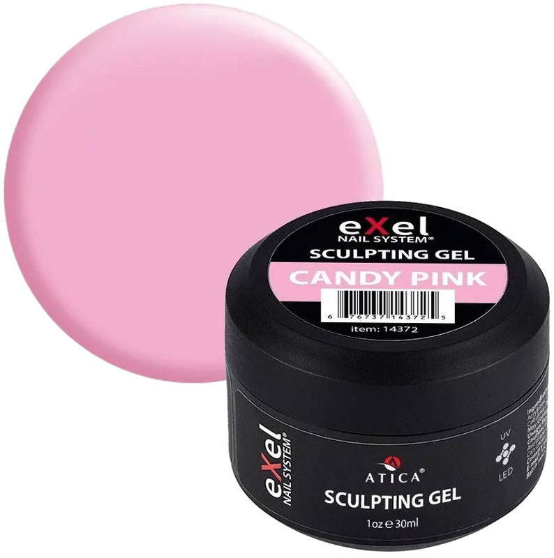Гель моделирующий 07 Candy Pink Sculpting Gel Atica, 30 мл