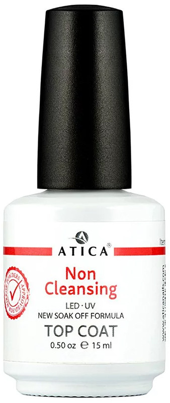 Топ для гель-лака без липкого слоя Top White Spot Non Cleansing Atica, 15 мл