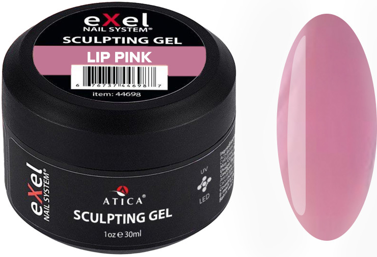 Гель моделюючий 23 Lip Pink Sculpting Gel Atica, 30 мл