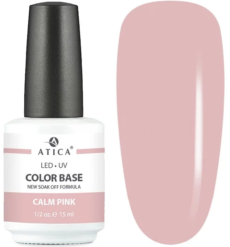 База камуфлирующая Color Base Gel Calm Pink Atica, 15 мл