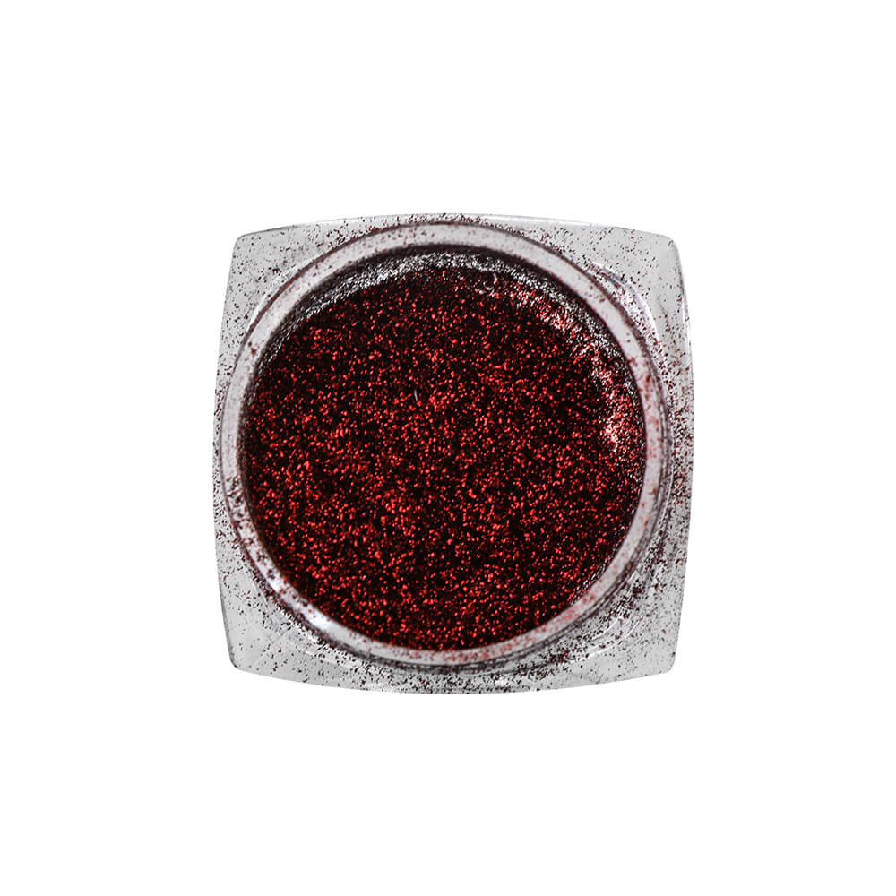 Втирання для дизайну нігтів Mirror Red B08 