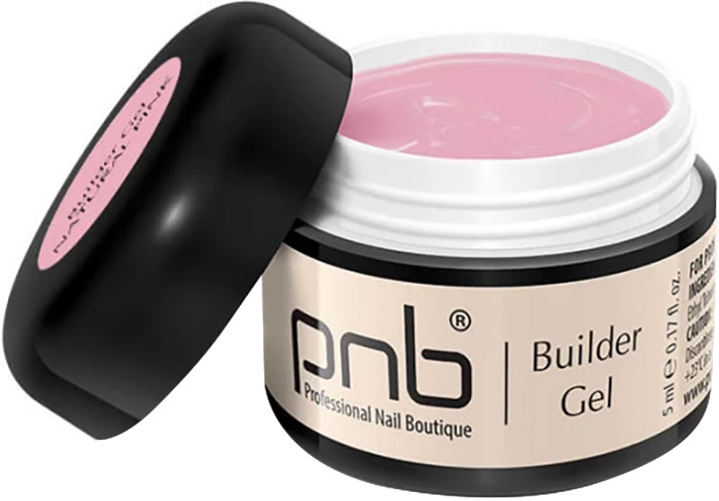 Гель моделирующий натуральный розовый Builder Gel Natural Pink PNB 5, мл