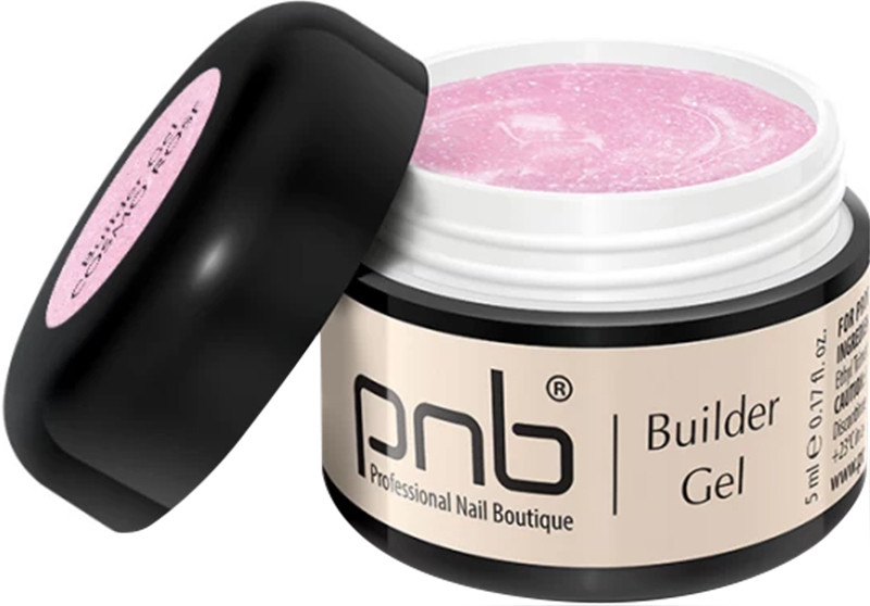 Гель моделирующий розовый Builder Gel Cosmo Rose PNB,5 мл