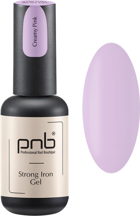 Гель конструювальний Стронг Айрон Strong iron gel Creamy Pink PNB,8 мл