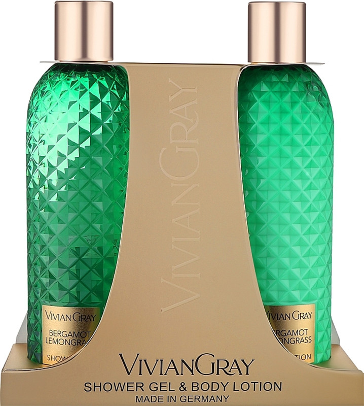 Набір Гель для душу & Лосьйон для тіла Bergamot & Lemongrass Vivian Gray, 2х300 мл 