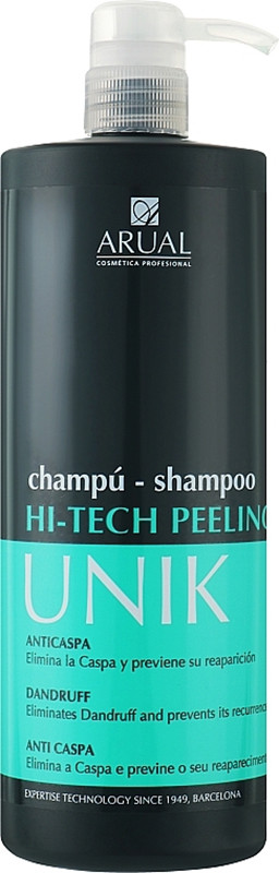 Шампунь-пилинг для волос, склонных к появлению перхоти Unik Hi-Tech Peeling Arual, 1000 мл