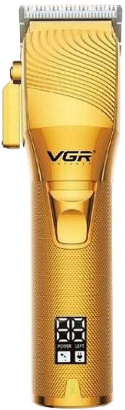 Машинка для стрижки акумуляторна (6 насадок) Clipper V-280 GOLD VGR на beauty-prof.com Фото 2 Машинка для стрижки акумуляторна (6 насадок) Clipper V-280 GOLD VGR Фото 2