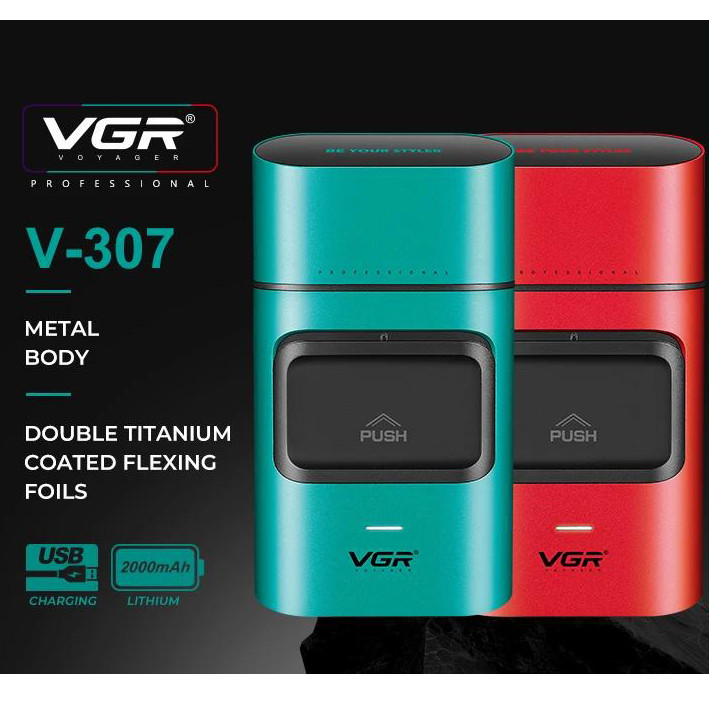 Электробритва V-307 GREEN VGR  Фото 3 
