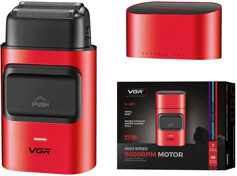 Електробритва V-307 RED VGR 