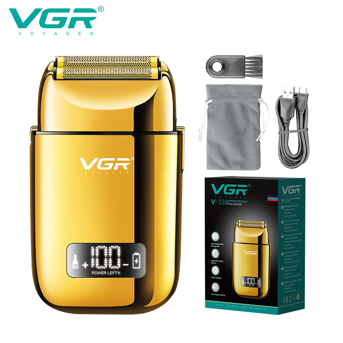 Електробритва V-338 GOLD VGR  Фото 3 
