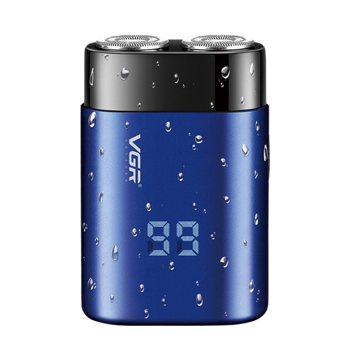 Электробритва роторная V-347 BLUE IPX7 VGR 