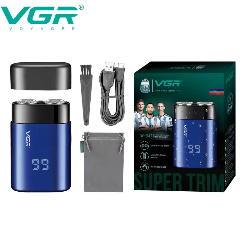 Електробритва V-349 IPX6 VGR  Фото 2 