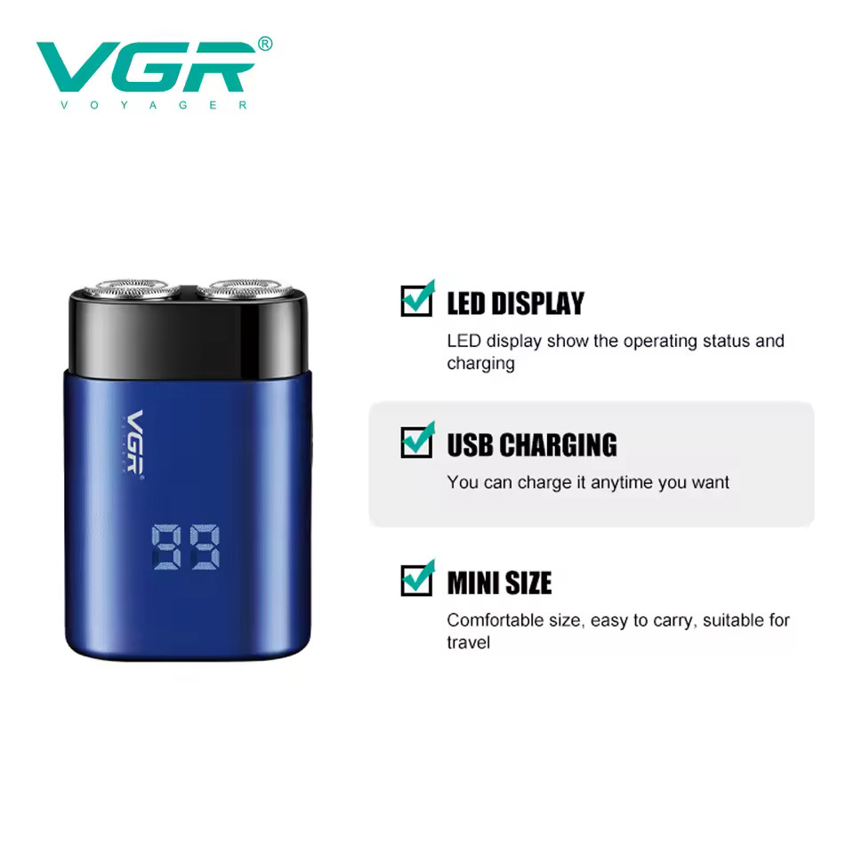Електробритва V-349 IPX6 VGR  Фото 3 