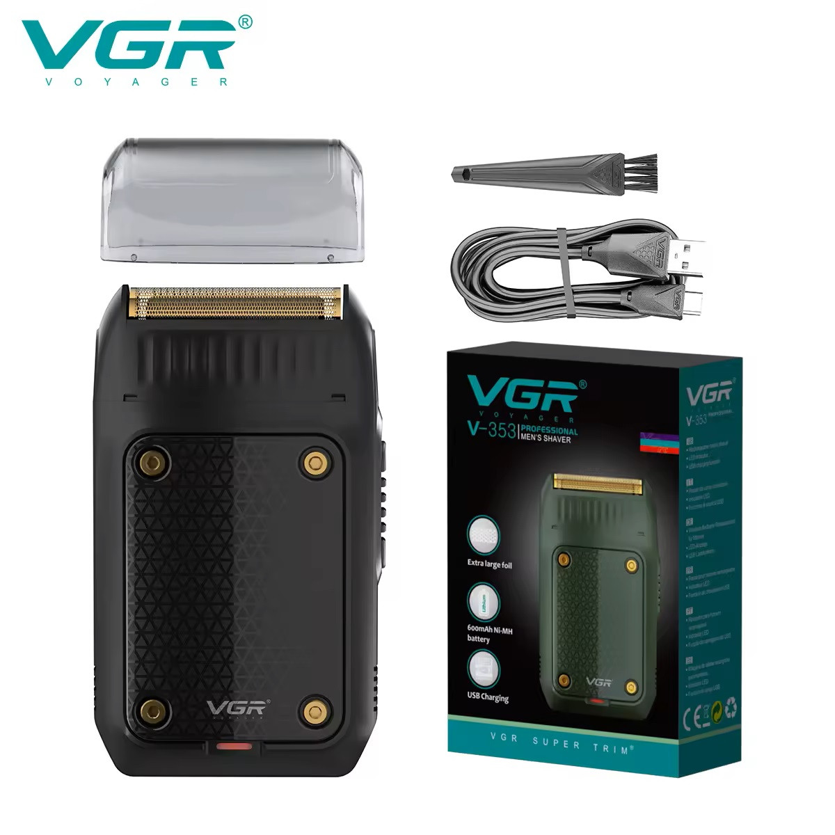 Електробритва V-353 BLACK VGR  Фото 2 