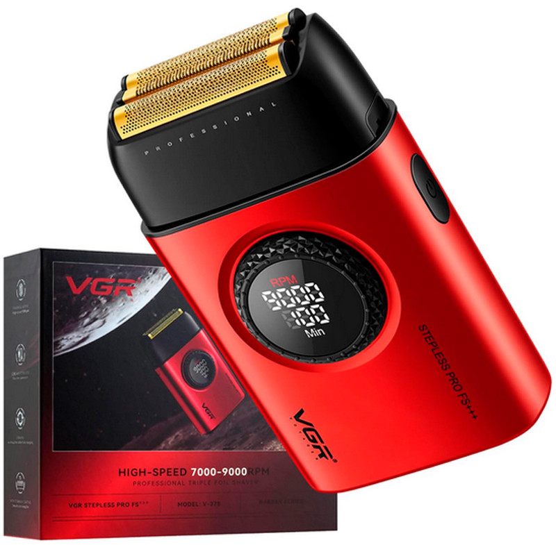 Електробритва V-377 RED VGR на beauty-prof.com Фото 2 Електробритва V-377 RED VGR Фото 2