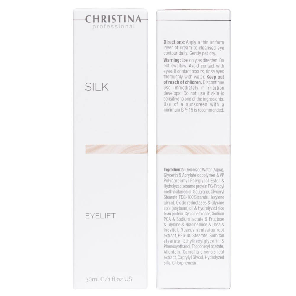 Крем лифтинг для кожи вокруг глаз Silk EyeLift Cream Christina, 30 мл Фото 2