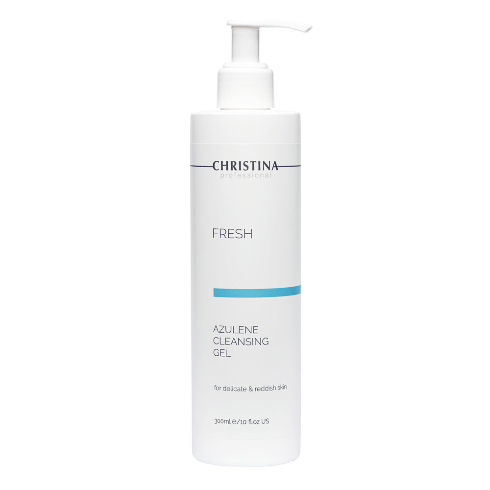 Очищающий азуленовый гель для чувствительной кожи Fresh Azulene Cleansing Gel Christina, 300 мл на beauty-prof.com Очищающий азуленовый гель для чувствительной кожи Fresh Azulene Cleansing Gel Christina, 300 мл