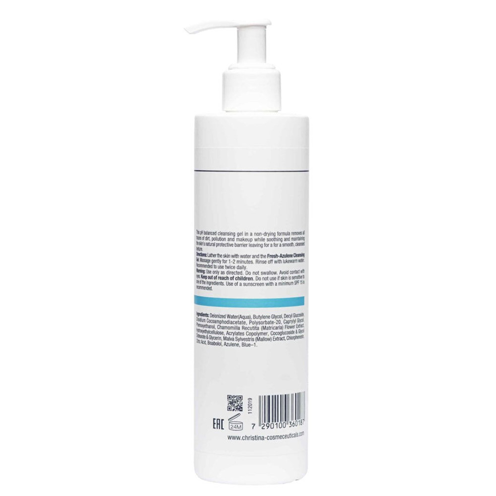 Очищувальний азуленовий гель для чутливої шкіри Fresh Azulene Cleansing Gel Christina, 300 мл на beauty-prof.com Фото 2 Очищувальний азуленовий гель для чутливої шкіри Fresh Azulene Cleansing Gel Christina, 300 мл Фото 2