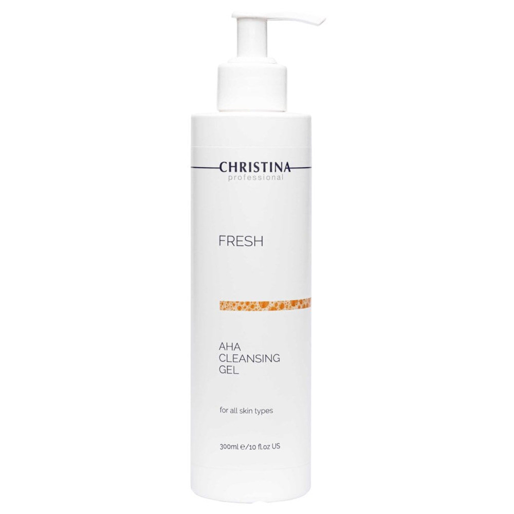 Очищувальний гель із фруктовими кислотами Fresh AHA Cleansing Gel Christina, 300 мл на beauty-prof.com Очищувальний гель із фруктовими кислотами Fresh AHA Cleansing Gel Christina, 300 мл