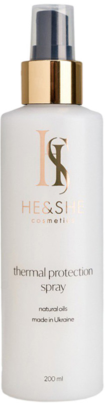 Спрей-термозахист для волосся He&She Cosmetics, 200 мл