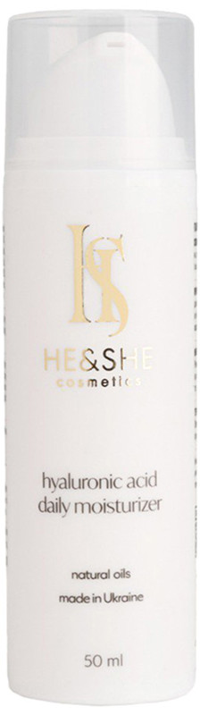 Крем гиалуроновый для лица He&She Cosmetics, 50 мл