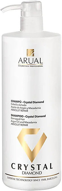 Шампунь відновлювальний для пошкодженого волосся Crystal Diamond Arual, 1000 мл