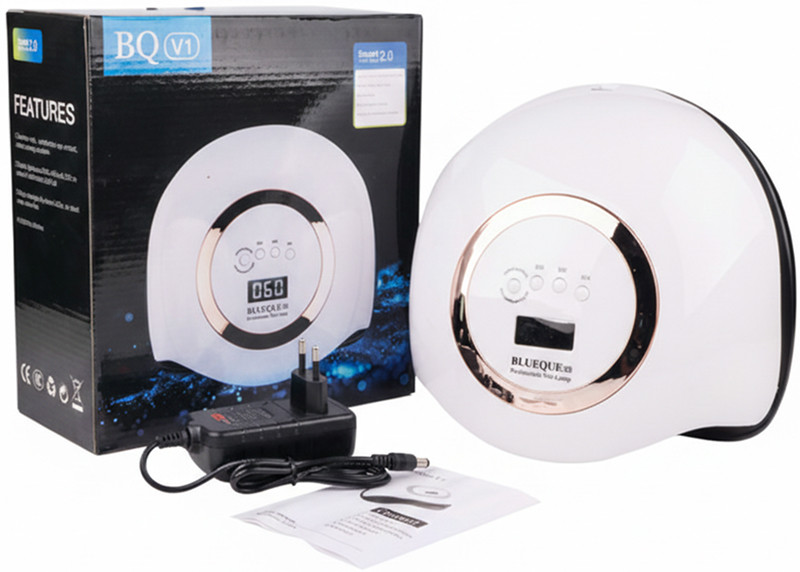 Лампа LED/UV SUN BQ-V1 гібридна (з дисплеєм) золота, 168 Вт на beauty-prof.com Фото 5 Лампа LED/UV SUN BQ-V1 гібридна (з дисплеєм) золота, 168 Вт Фото 5