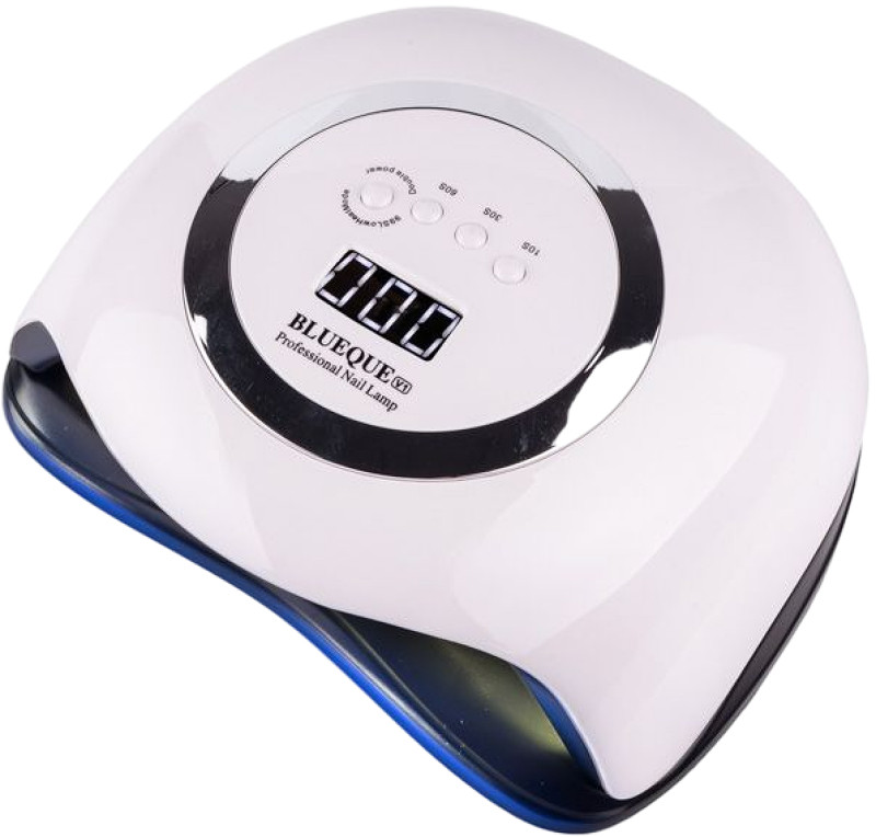 Лампа LED/UV SUN BQ-V1 гібридна (з дисплеєм) срібна, 168 Вт 