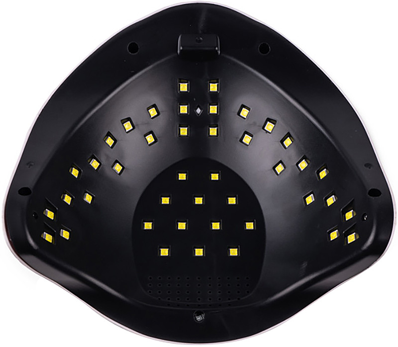 Лампа LED/UV SUN BQ-V1 гібридна (з дисплеєм) срібна, 168 Вт  Фото 3 