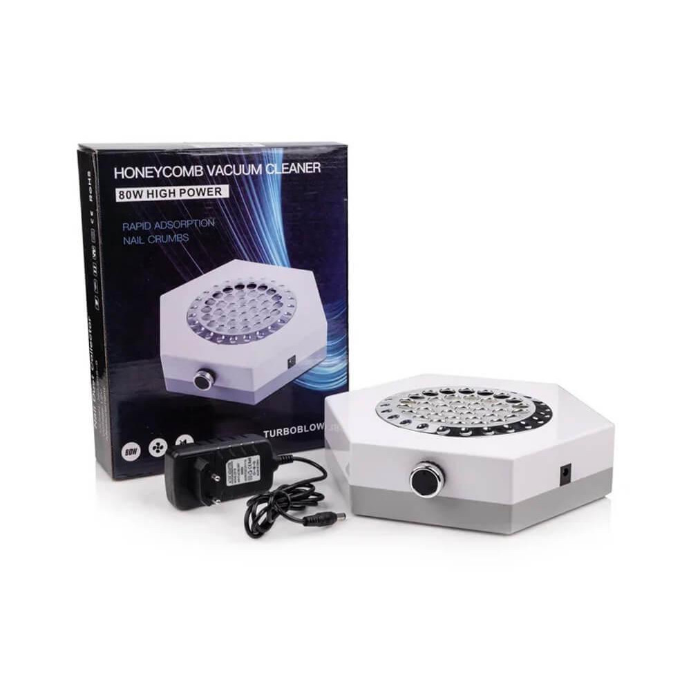Витяжка для манікюру Simei 858-6 з НЕРА-фільтром (80W) Біла на beauty-prof.com Витяжка для манікюру Simei 858-6 з НЕРА-фільтром (80W) Біла