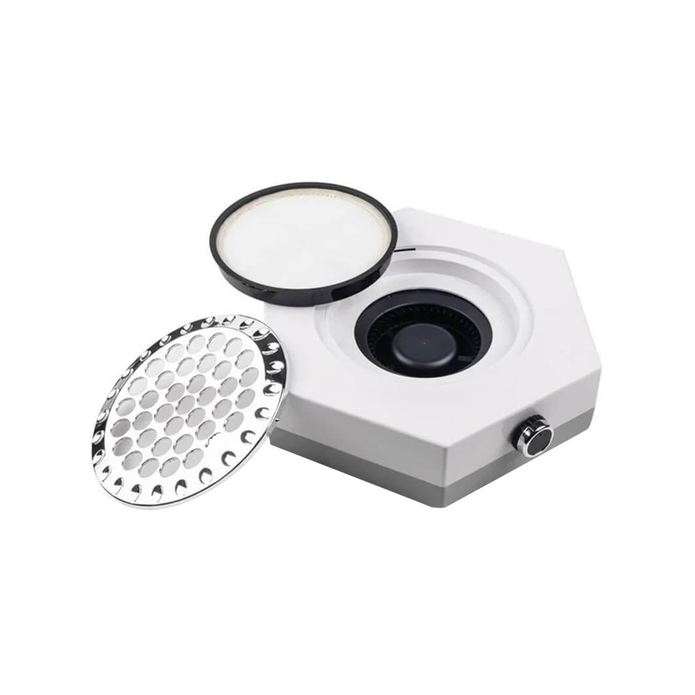 Витяжка для манікюру Simei 858-6 з НЕРА-фільтром (80W) Біла на beauty-prof.com Фото 3 Витяжка для манікюру Simei 858-6 з НЕРА-фільтром (80W) Біла Фото 3