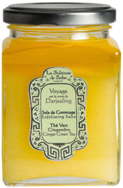 Солевой скраб для тела Зеленый чай Exfoliating Salts Green Tea La Sultane De Saba, 300 мл
