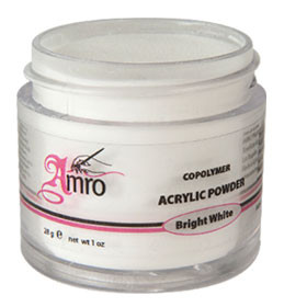 Акрил. пудра яскраво біла Bright White 28г. AMRO