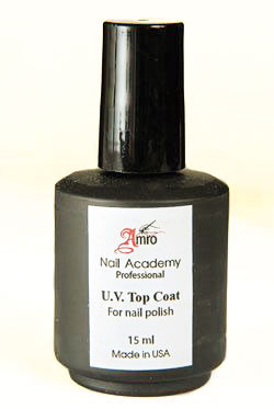 Финишное покрытие б/лампы от УФ лучей Top Coat 15 мл.  AMRO