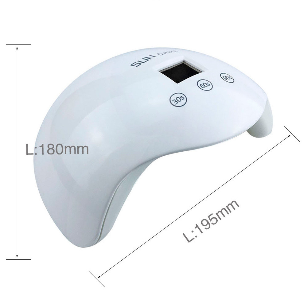 LED/UV Лампа SUN-5 MINI гибридная (с дисплеем) белая 30 Вт*  Фото 3 