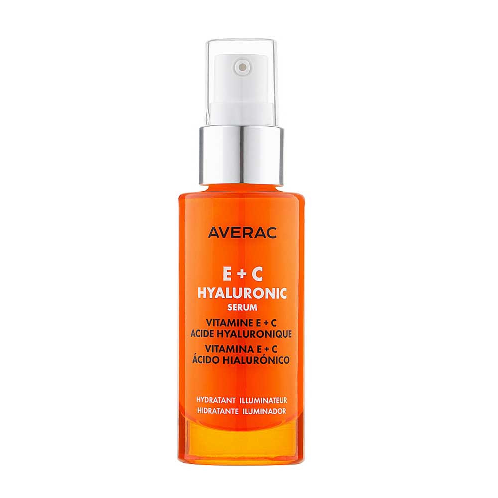 Сыворотка гиалуроновая для лица с витаминами Focus E+C Hyaluronic Serum Averac, 30 мл