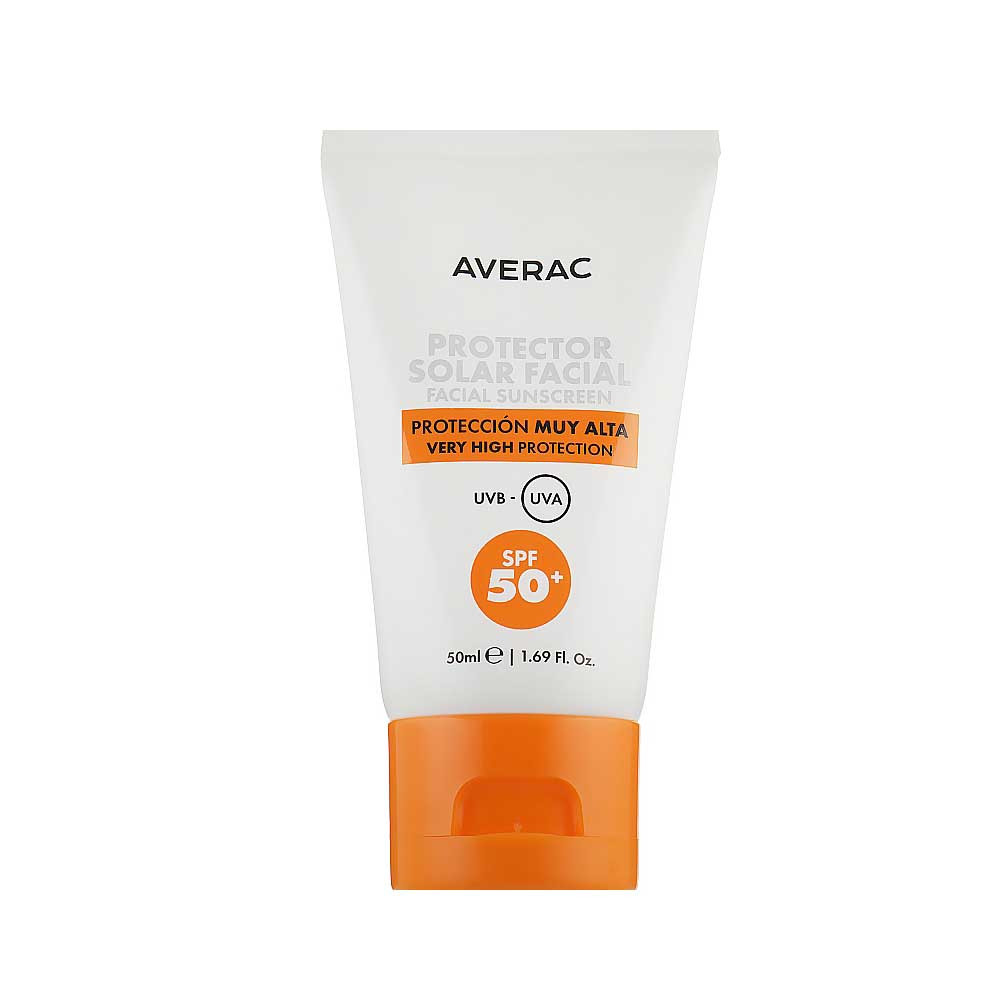 Сонцезахисний засіб для обличчя Solar Facial Sunscreen SPF 50+ 50 мл Averac на beauty-prof.com Сонцезахисний засіб для обличчя Solar Facial Sunscreen SPF 50+ 50 мл Averac