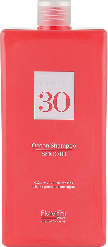 Шампунь разглаживающий Wash Ocean Gate 30 Smoothie Shampoo Emmebi, 1000 мл