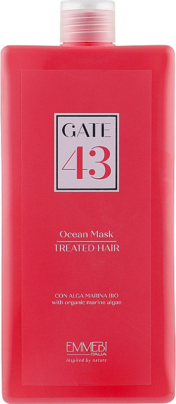 Маска для фарбованого та пошкодженого волосся Wash Ocean Gate 43 Treated mask Emmebi, 1000 мл