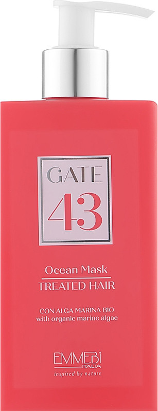 Маска для фарбованого та пошкодженого волосся Wash Ocean Gate 43 Treated mask Emmebi, 200 мл