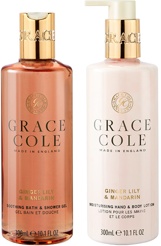 Набор для тела Ginger Lily & Mandarin Duo Grace Cole, (300мл/300мл)  Фото 2 