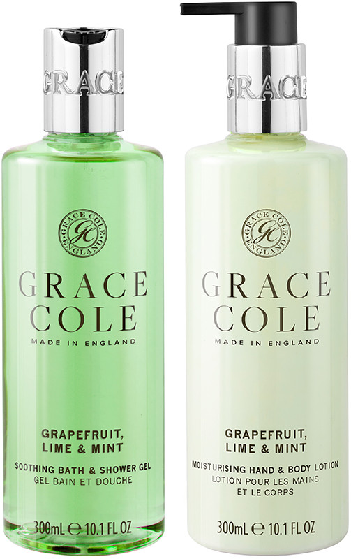Набір для тіла Grapefruit Lime & Mint Duo Grace Cole, (300мл/300мл)  Фото 2 
