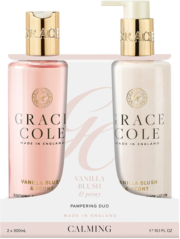 Набор для тела Vanilla Blush & Peony Duo Grace Cole, (300мл/300мл) на beauty-prof.com Набор для тела Vanilla Blush & Peony Duo Grace Cole, (300мл/300мл)
