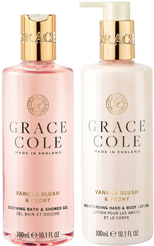 Набір для тіла Vanilla Blush & Peony Duo Grace Cole, (300мл/300мл)  Фото 2 