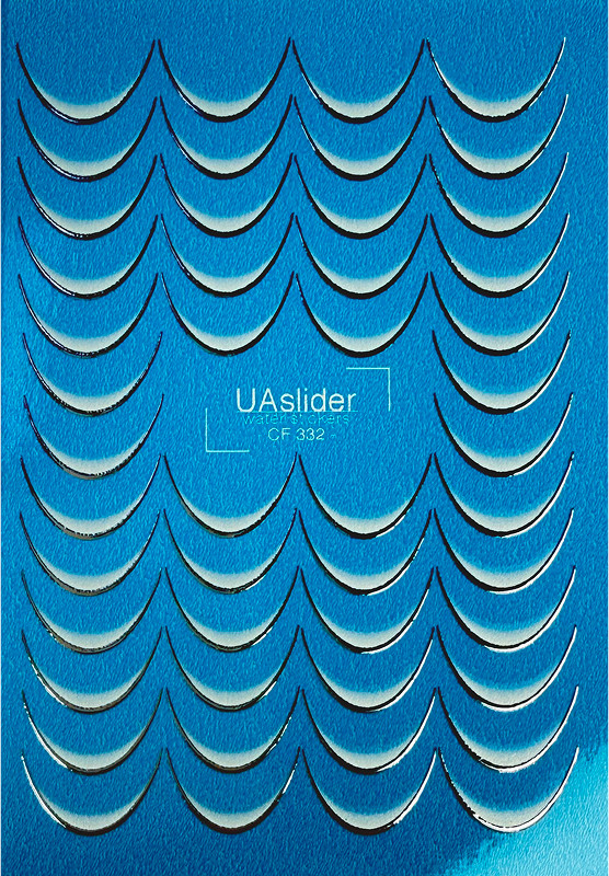 Слайдер-дизайн для ногтей Color and Foil 332 Slider