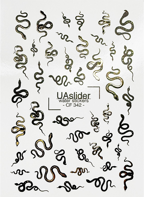Слайдер-дизайн для нігтів Color and Foil 342 Slider