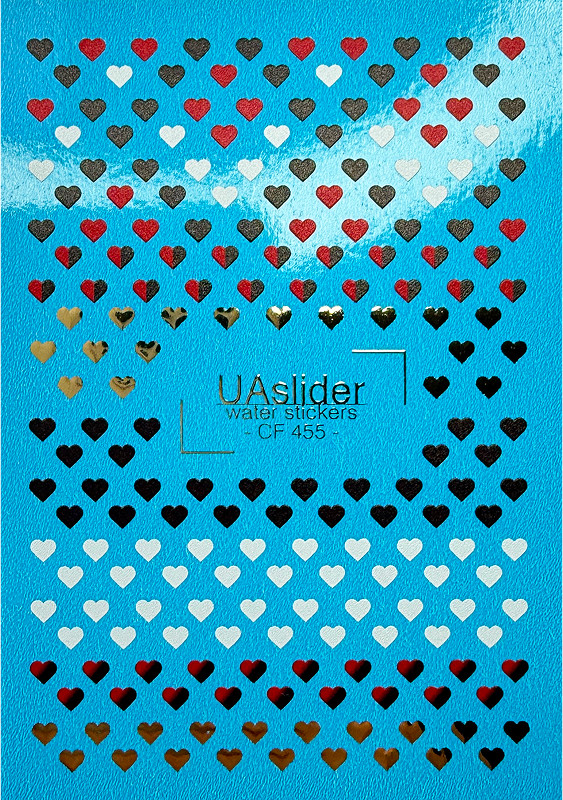 Слайдер-дизайн для нігтів Color and Foil 455 Slider