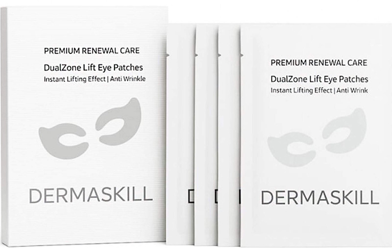 Ліфтинг-патчі двозональні з ботулоподібною дією DualZone Lift Eye Patches Dermaskill, 5 пар  Фото 2 