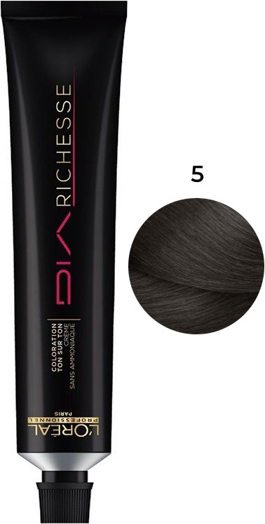 Крем-краска для волос DIA Richesse № 5 L’Oreal Professionnel Paris, 50 мл